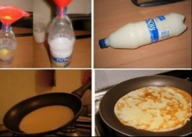 Cum să faci clătite cu o sticlă. Cea mai genială metodă de gătit