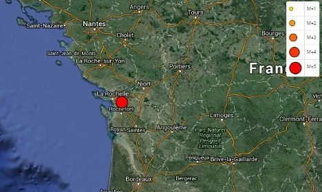 Cutremur major, cu magnitudinea de 5,2 grade, în sud-vestul Franţei