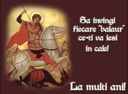 FELICITĂRI DE Sf. GHEORGHE. Cele mai frumoase felicitări de Sfântu Gheorghe