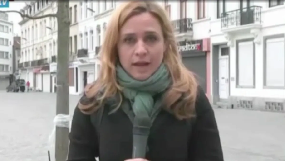 Un reporter şi cameramanul său, atacaţi în timpul unei transmisiuni în direct din Bruxelles