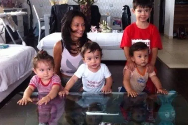 Ce mult au crescut tripleţii Nicoletei Luciu. Imaginile de care vedeta e foarte mândră