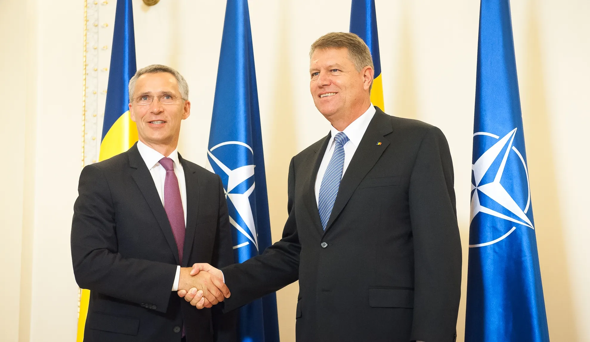 Întâlnire Iohannis-Stoltenberg. Președintele României: Scutul de la Deveselu are rol strict defensiv
