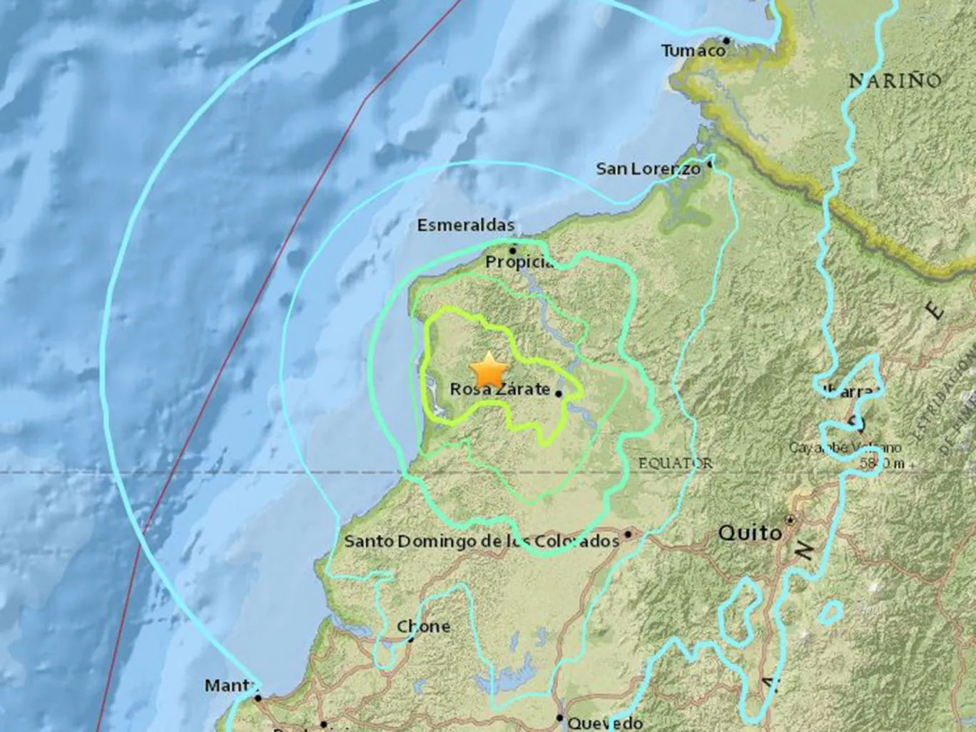 Cutremur puternic în Ecuador