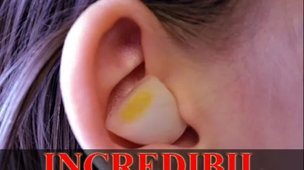 Incredibil ce se întâmplă dacă ții un cățel de usturoi în ureche câteva secunde!