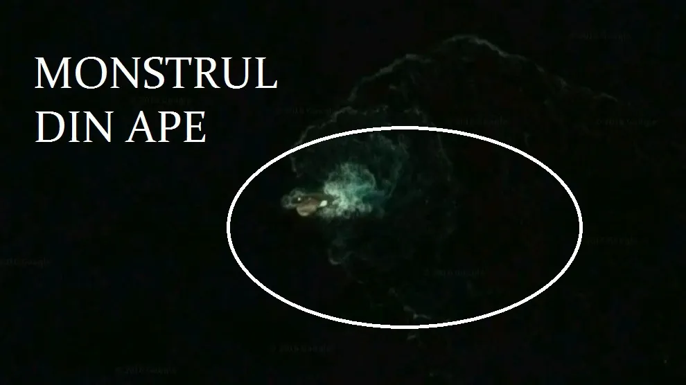 Creatura de coşmar surprinsă pe Google Earth. Monstrul are 120 de metri şi tentacule oribile 