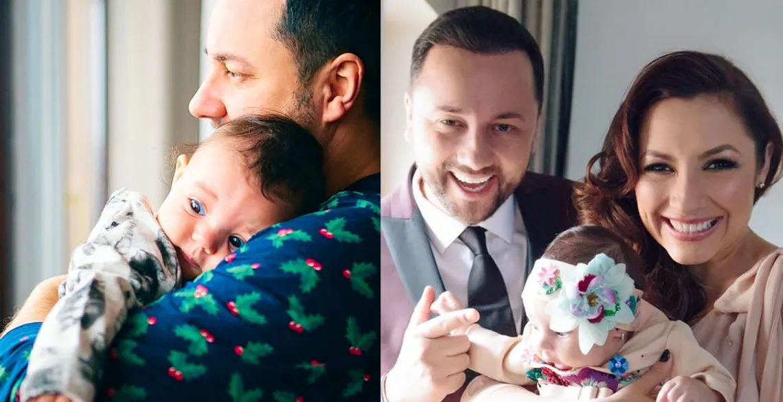 La un an de când a venit pe lume, fiica Andrei e copia tatălui său – Cătălin Măruță