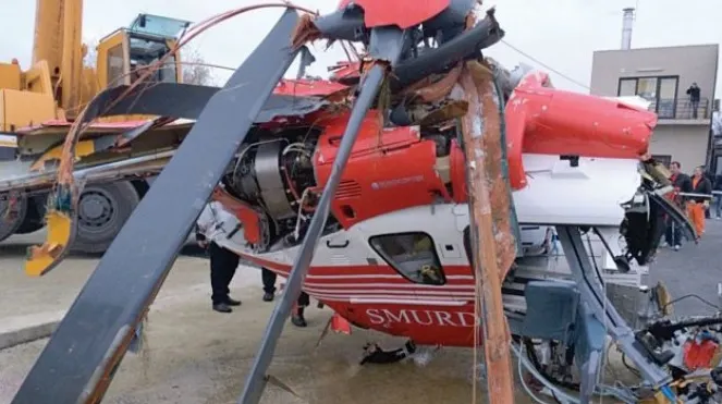 Elicopter SMURD prăbuşit. O tragedie, trei ipoteze: combustibilul, diluat?