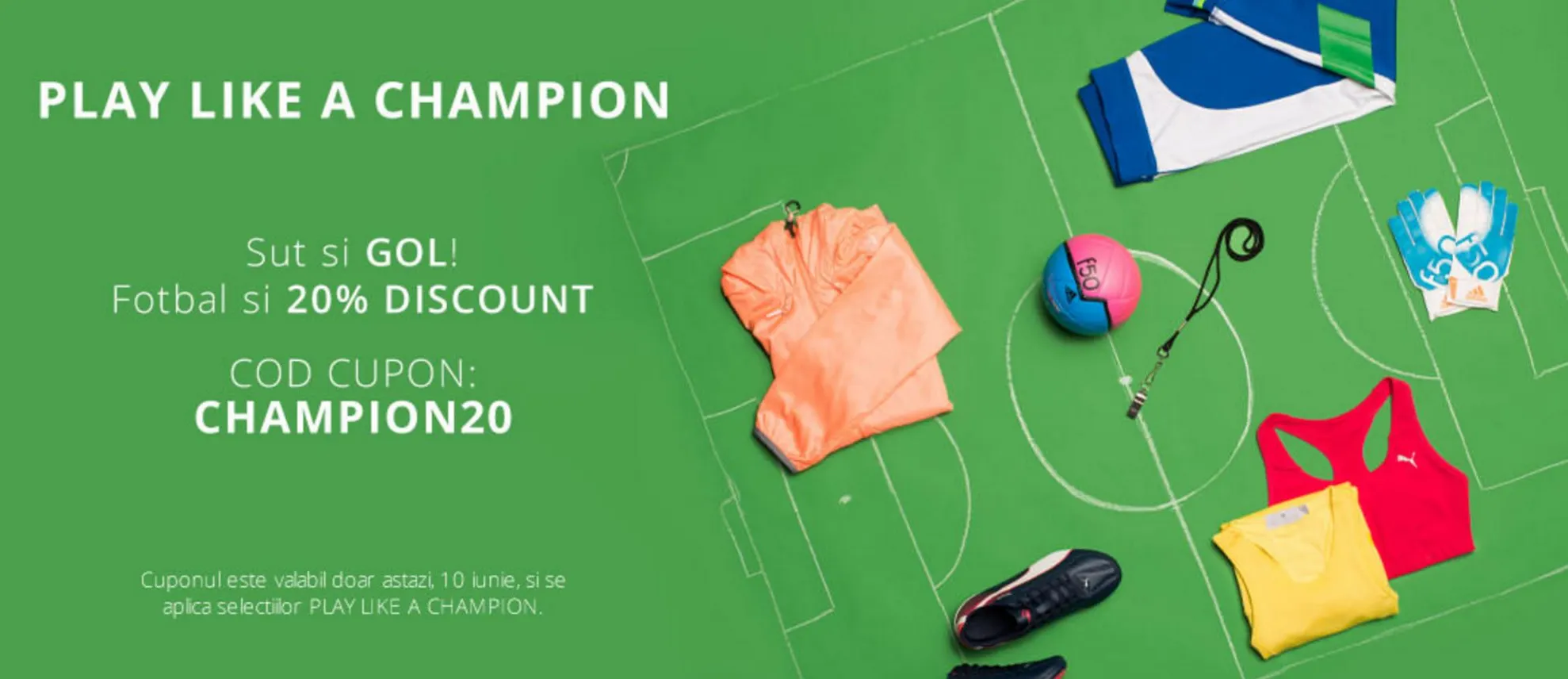 Fashion Days – Pregateste-te de meciul Romaniei – Cumpara echipament sportiv la reducere