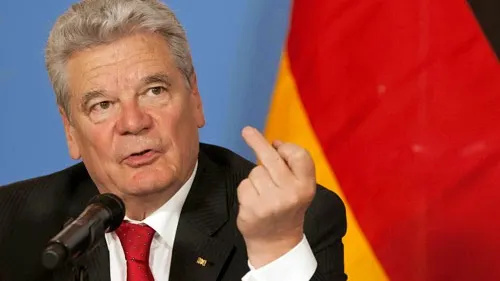 Preşedintele Germaniei, Joachim Gauck, vizită de stat în România. Întâlniri cu Iohannis şi Cioloş