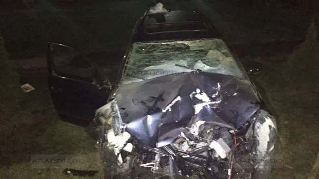 Accident înfiorător, provocat de un poliţist de la Rutieră beat, la Arad. Un bărbat a murit