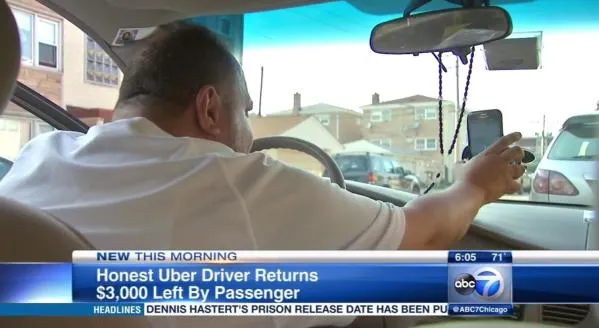 Un imigrant în SUA şi-a uitat portofelul în maşina unui şofer Uber. SURPRIZĂ! Ce avea înăuntru