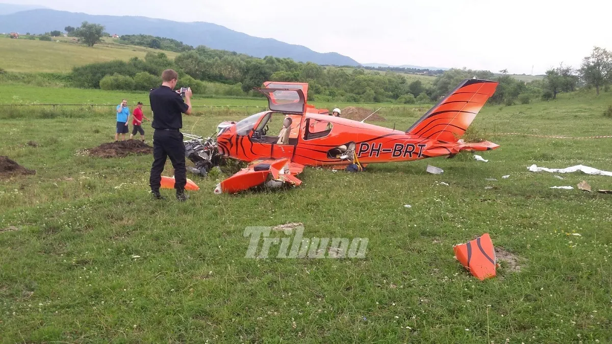 CIAS a început o investigație privind prăbușirea avionului de agrement