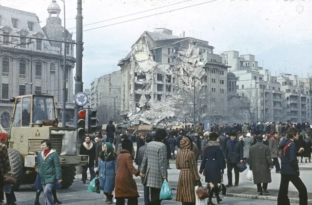 GALERIE FOTO. Imagini de la cutremurul din '77. Capitala, devastată în 56 de secunde