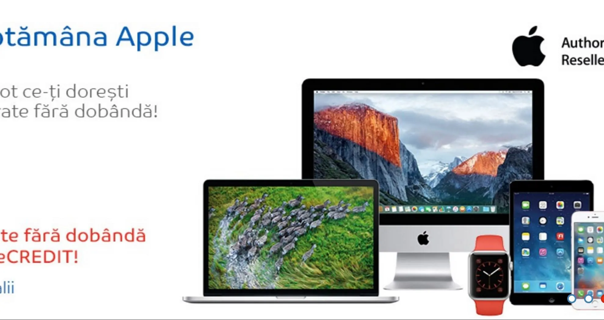 eMAG – Saptamana Apple – Cumpara iPhone in 24 de rate fara dobanda