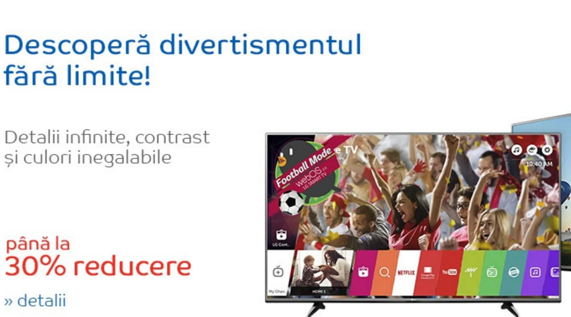 eMAG – Televizoarele LG au reduceri de 30%. Iata cele mai bune oferte