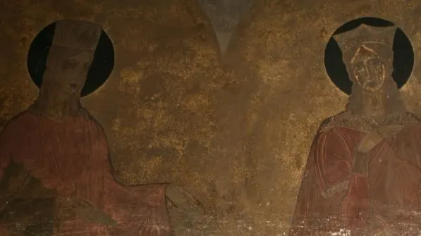 De ce au sfinţii aureole negre în biserica lui Eminescu