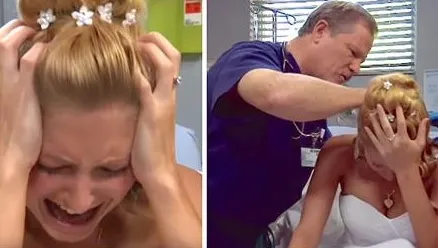 În ziua nunţii, mireasa a început să urle! Un doctor s-a uitat la ceafa ei... ŞOC! A fost prea mult!