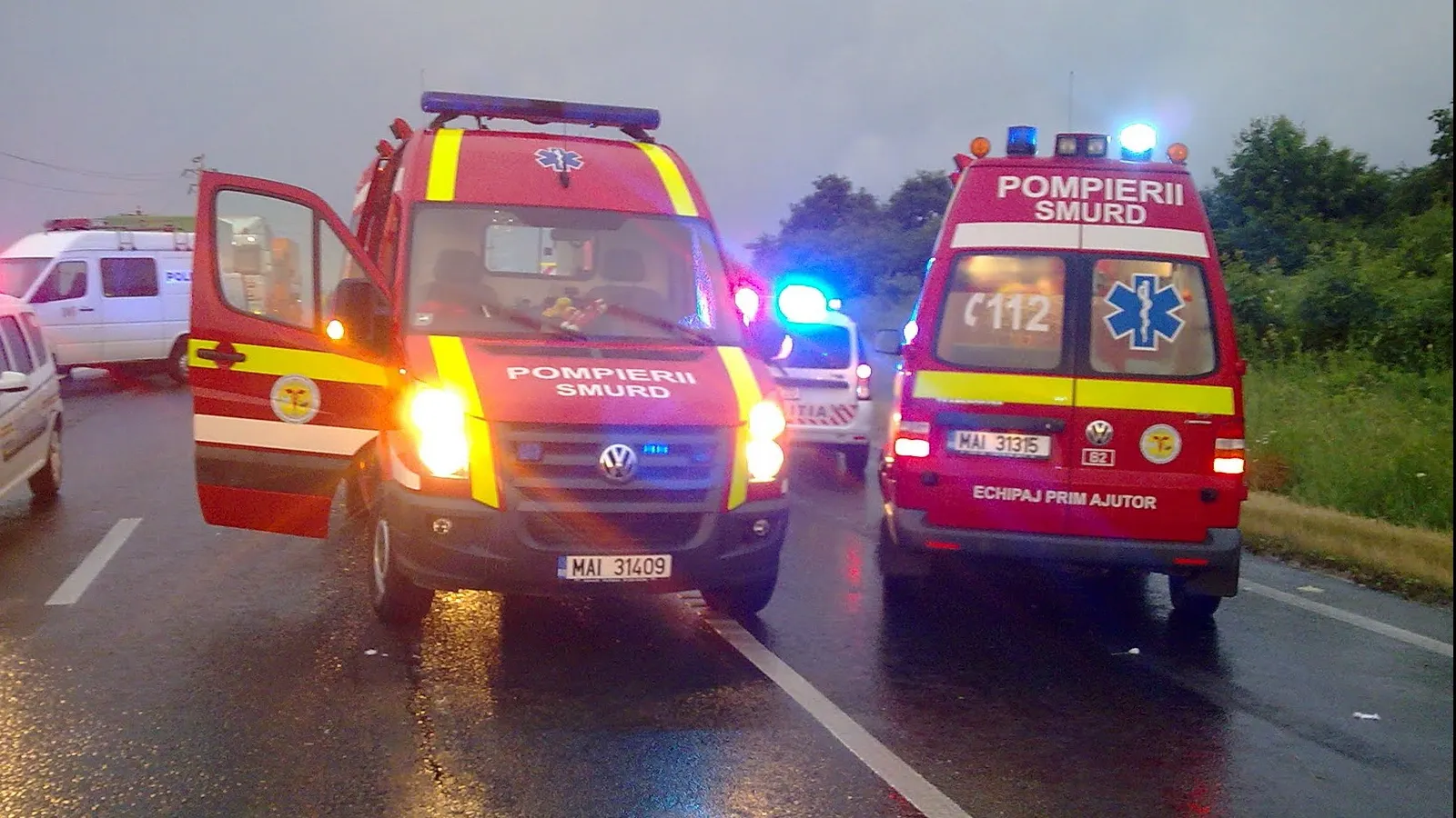 Tragedie pe DN 1. Un poliţist a murit şi alţi trei au fost răniți