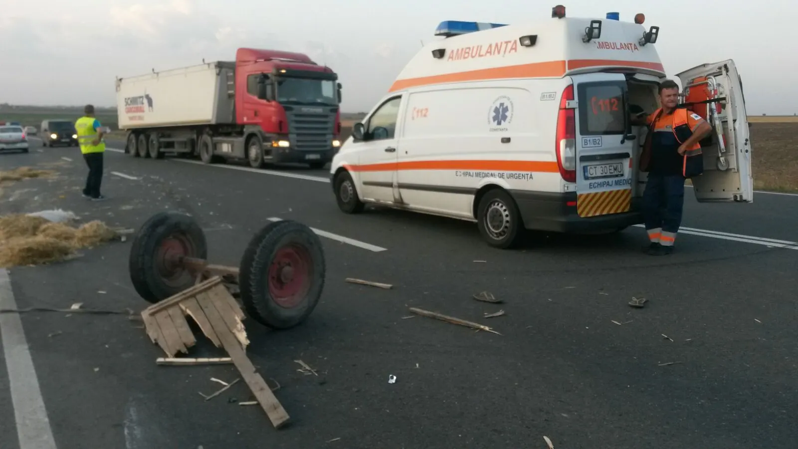 Accident rutier grav la Constanţa. Trei persoane au fost rănite