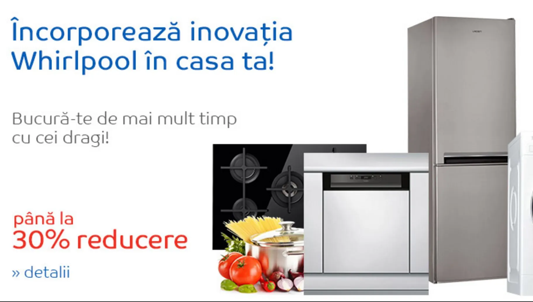 eMAG - Promotie mare pentru electrocasnicele Whirlpool