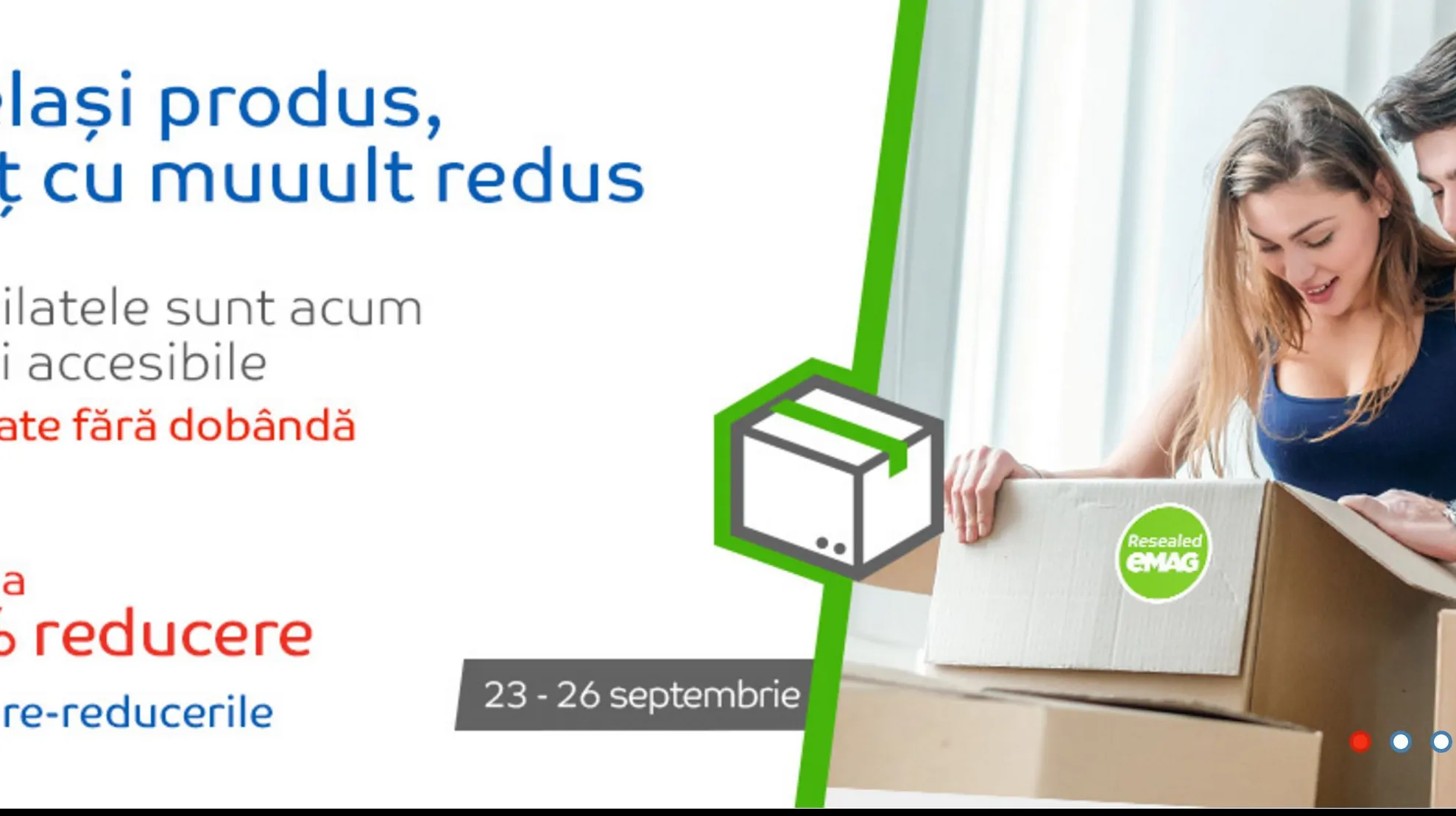 eMAG – Weekend de foc – 60% reducere la resigilate