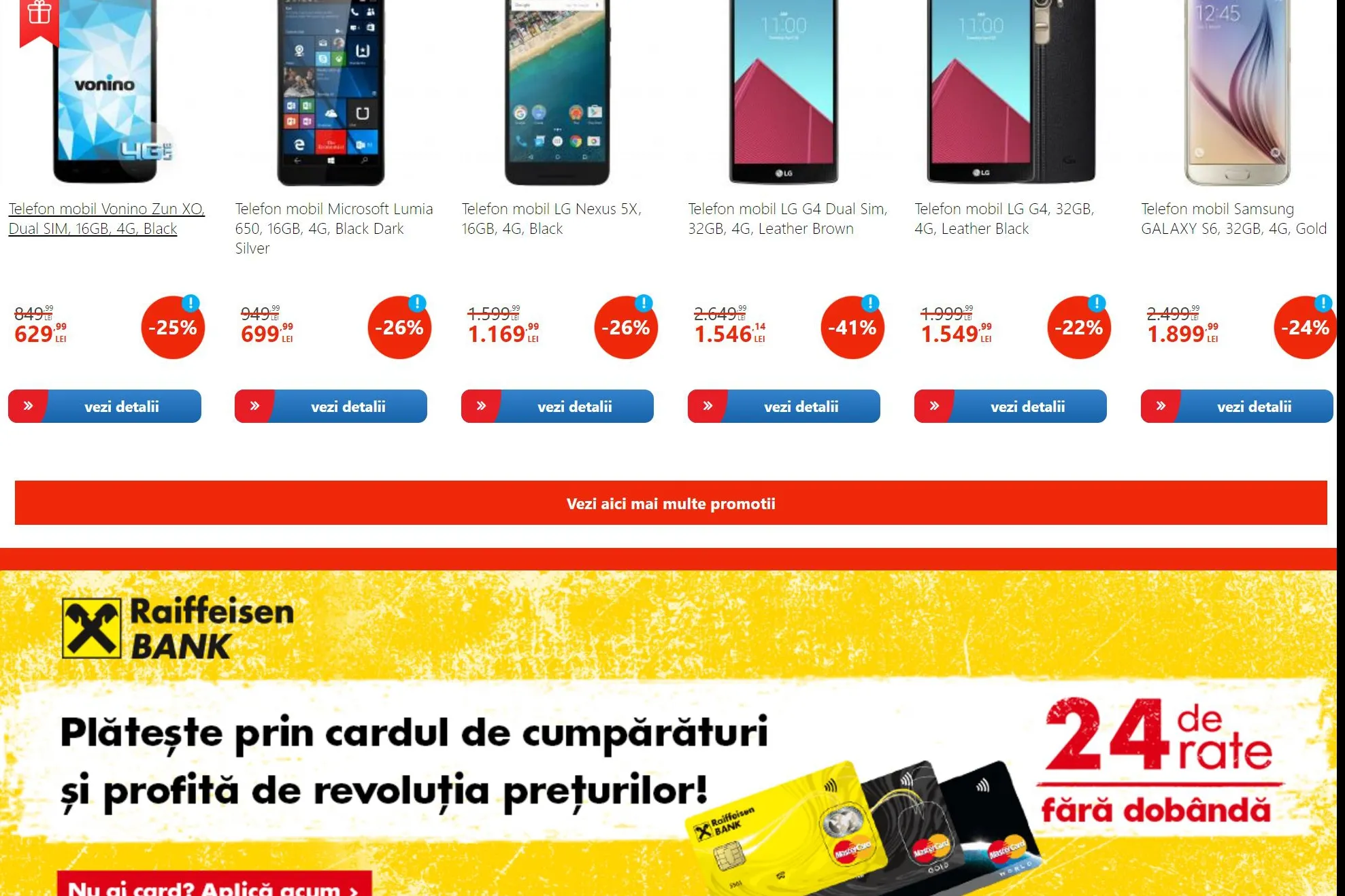 eMAG – Revolutia preturilor – Reduceri 50% si rate fara dobanda pentru 24 de luni