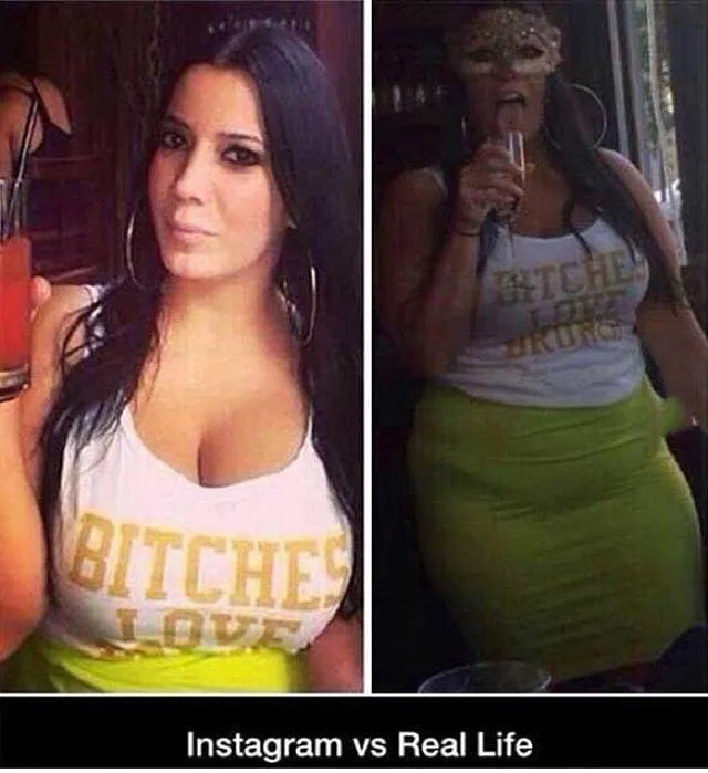 Cum păcăleşte Instagramul. Aşa arată oamenii în realitate. Diferenţă ca de la cer la pământ