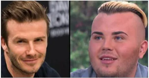 A cheltuit 26.000$ ca să arate precum idolul David Beckham. Ce EŞEC! Bani duşi pe apa sâmbetei