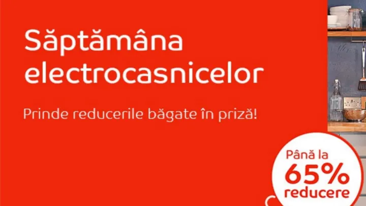 eMAG – Ultimele ore cu 40% discount pentru eletrocasnice. Top 5 oferte