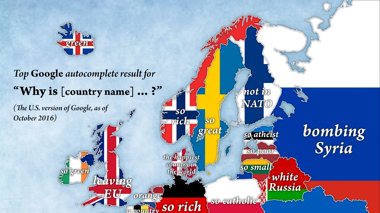Care e întrebarea despre România cea mai căutată pe Google. Vezi şi restul ţărilor din Europa