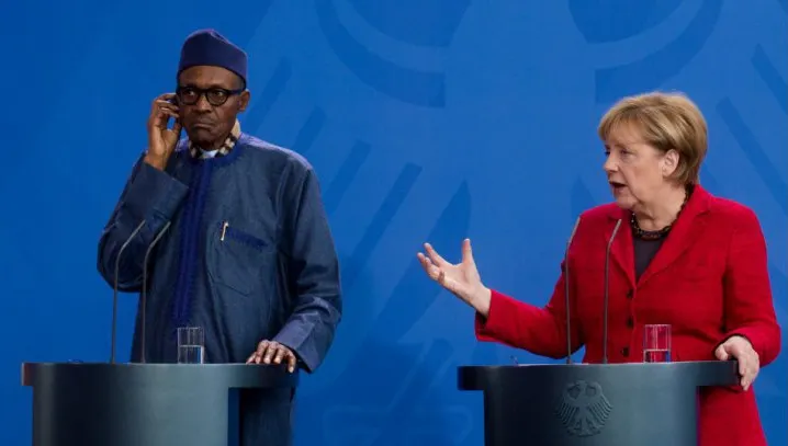 Președintele Nigeriei a lăsat-o fără replică pe Angela Merkel: "Locul nevestei mele e la..."
