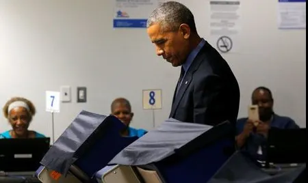 Obama a votat anticipat la alegerile prezidențiale din SUA