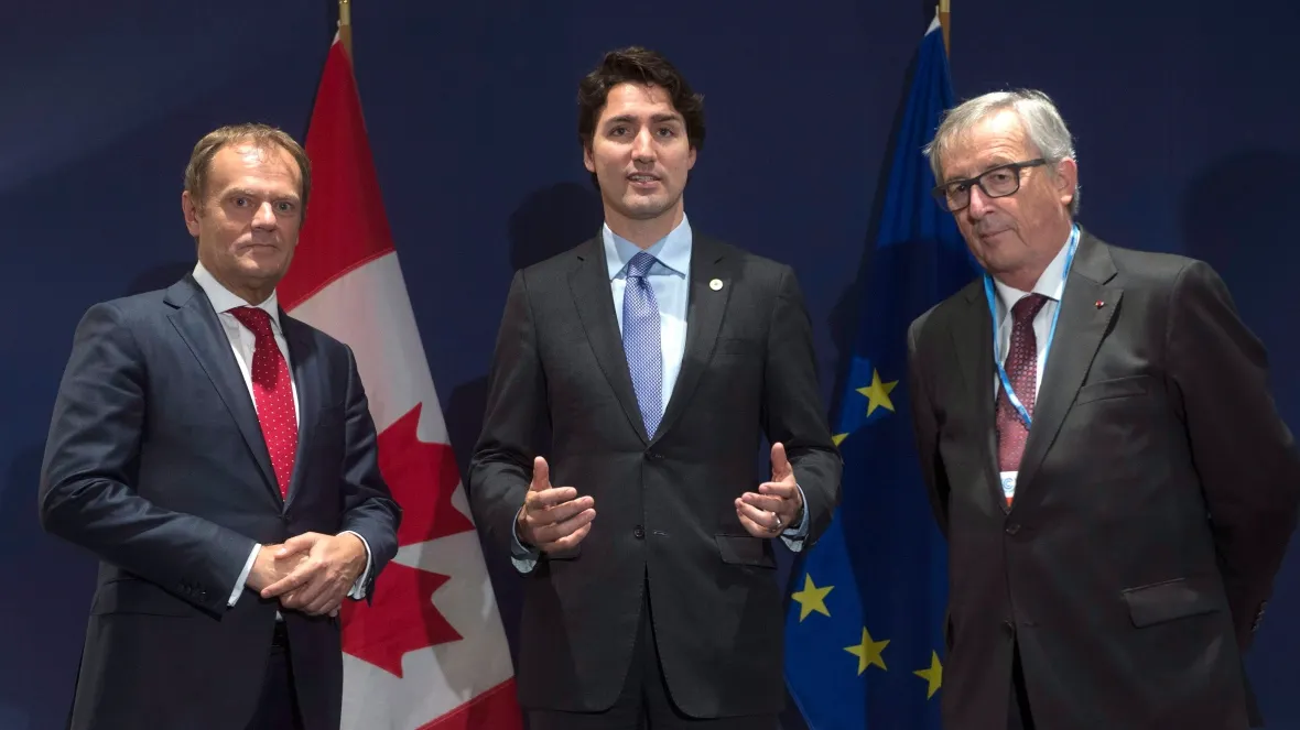 UE și Canada au semnat acordul de liber schimb, după săptămâni de incertitudine
