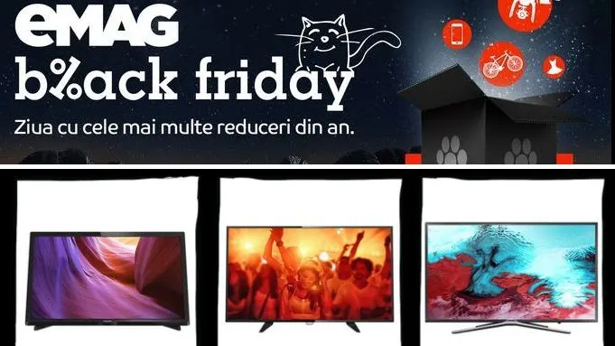 Black Friday 2016 eMAG. 12 televizoare cu preț special de Black Friday | Ghid