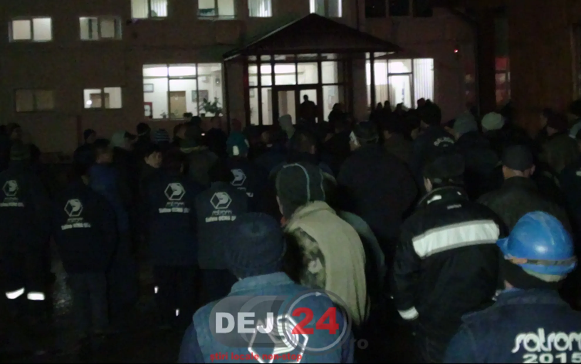 Grevă la Salina Ocna Dej.  Minerii s-au blocat în subteran