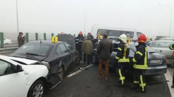 Dosarul accidentului de pe A2 de sâmbătă, mutat la Parchetul de pe lângă Tribunalul Călărași