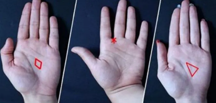 Foarte tare! Uită-te în palmă şi află ce înseamnă dacă ai un triunghi, o stea sau un diamant!