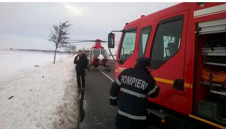 Accident oribil cu 3 victime în apropiere de Urziceni