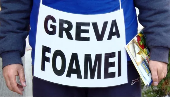 Protest extrem la termocentrala Mintia! 15 lideri sindicali au intrat în greva foamei