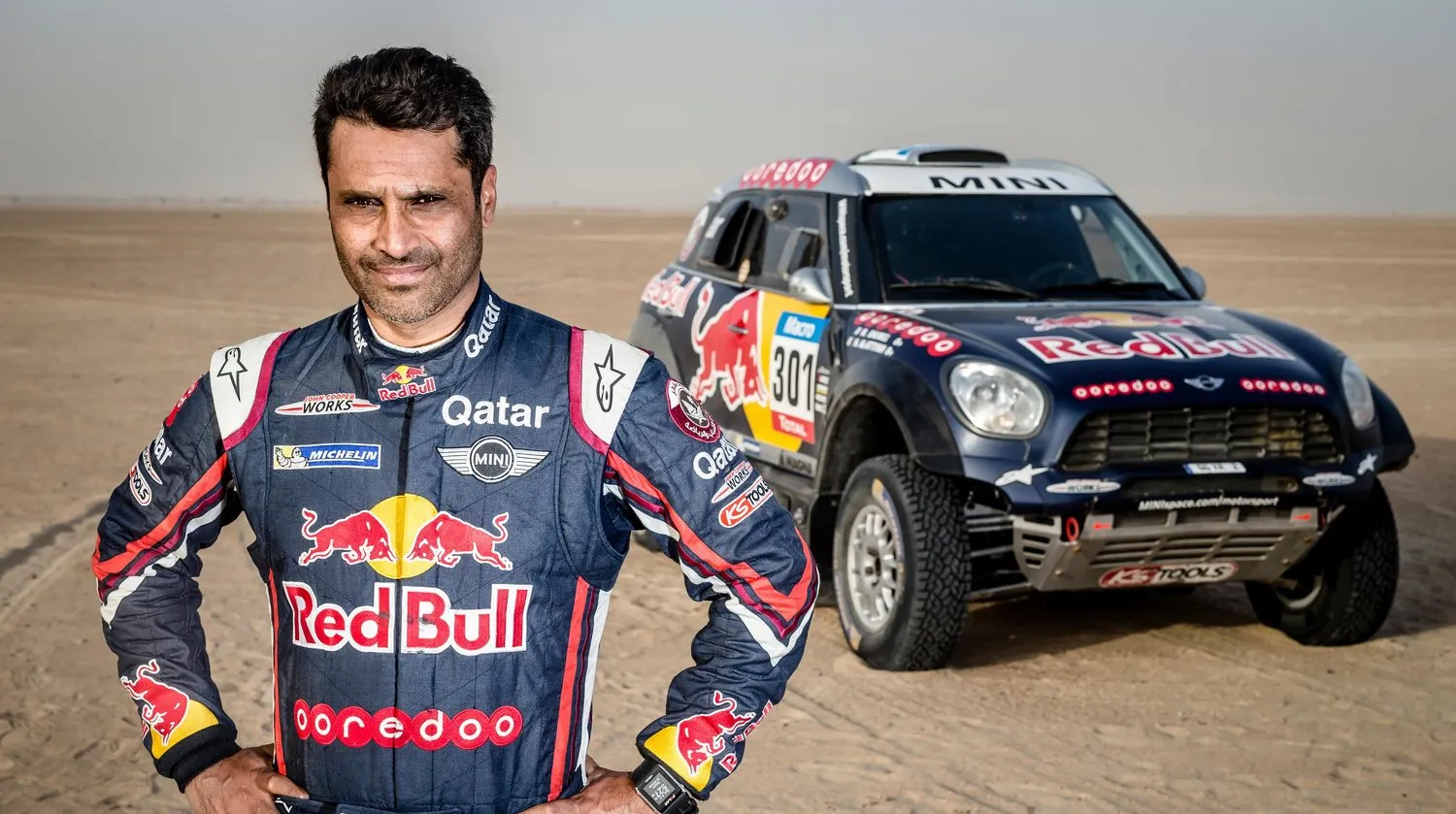 Incidente la Raliul Dakar 2017. Attiyah a câştigat prima etapă în ciuda unui mic incendiu