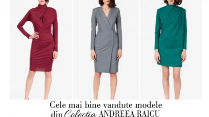 Cele mai bine vandute piese din colectia Andreea Raicu. Preturi accesibile