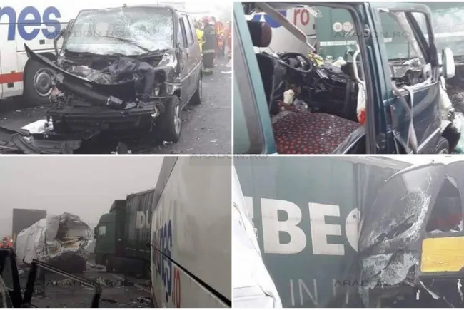 Accident cu un autocar românesc, la graniţa cu Ungaria: Un român a murit, alţi 6 sunt răniţi- UPDATE