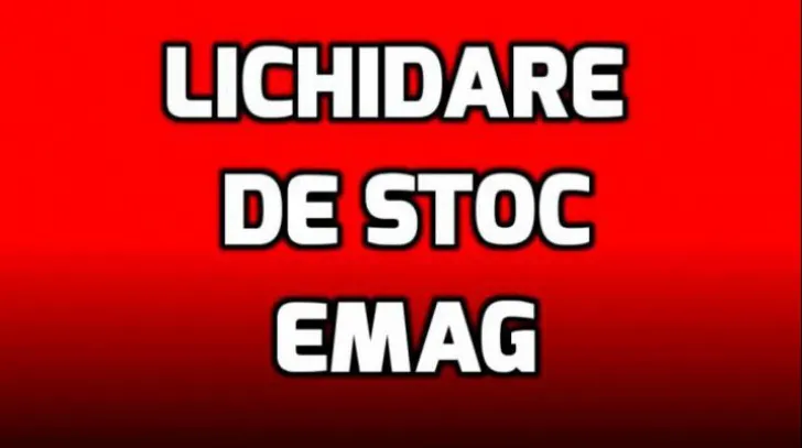 eMAG Lichidare de stoc - Ofertele momentului pot fi consultate aici. Preturi dementiale