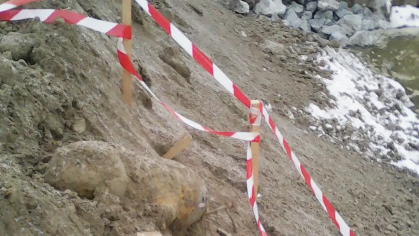 O bombă de aviaţie de 250 de kilograme din Al Doilea Război Mondial, detonată în Giurgiu