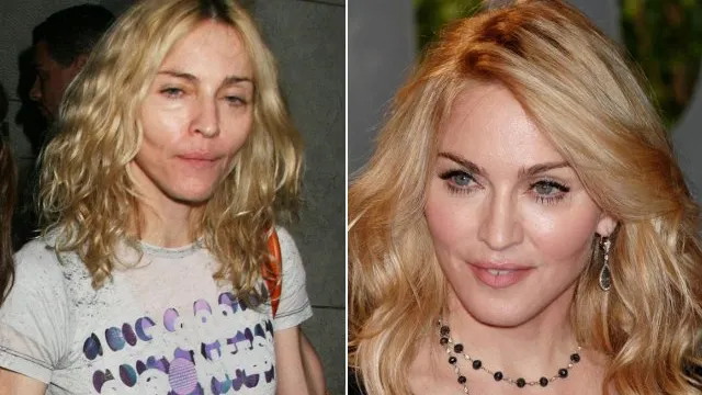 Cum arată vedetele internaţionale fără machiaj. Madonna este de nerecunoscut!