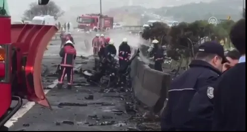 Un elicopter care transporta oameni de afaceri ruși s-a prăbușit în Turcia(IMAGINI ȘOCANTE)