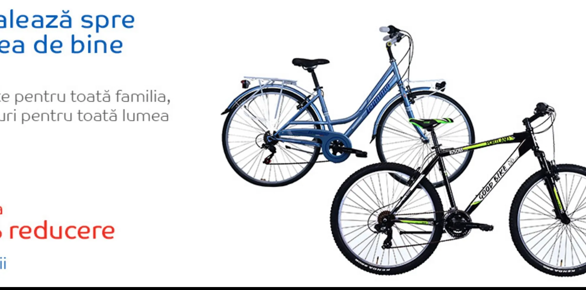 eMAG biciclete – Primavara aduce reduceri de pret de 30% pentru mai multe modele