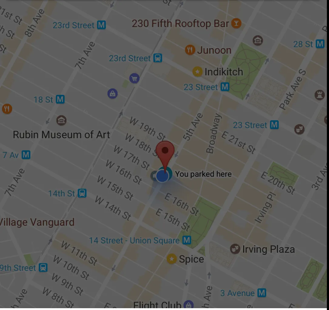 Google Maps ne va spune unde am parcat maşina