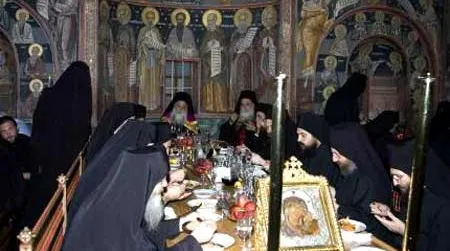 Ce se mănâncă la MĂNĂSTIRE în postul Paştelui. MENIU complet, plus desert