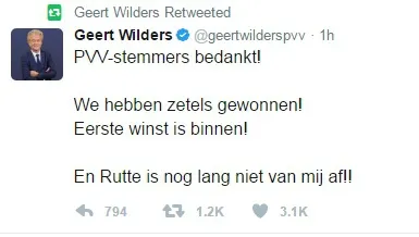 REZULTATE ALEGERI OLANDA. Extremistul Geert Wilders, prima reacție după înfrângere